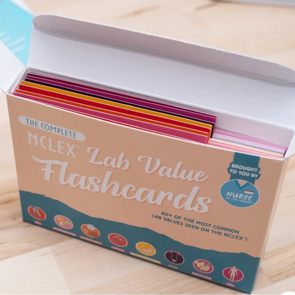Nurse in the Making Lab Values Flashcards & Pharmacology Pocket Guide